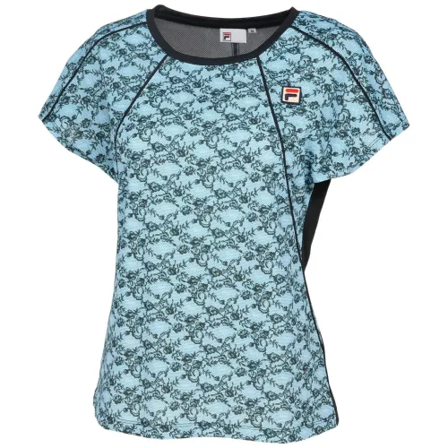 FILA Tennis Tops Women's Blue Crew Neck Moderate