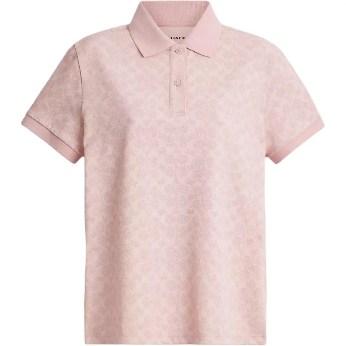COACH SS25 Polo Shirt Women's Pink