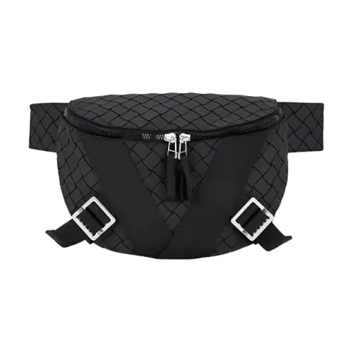 Bottega Veneta Bottega Veneta Luggage Collection Cotton Coin Purse Men's Black