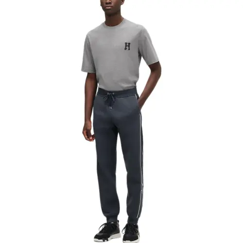 HERMES FW25 Knitted Sweatpants Men's Black