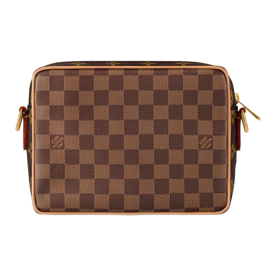 Мужская сумка Louis Vuitton x Nigo (коричневая) — фото 3