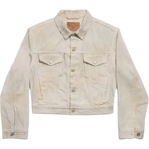 Balenciaga Denim Jacket Slim Fit Women's