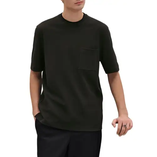 HERMES FW25 T Shirt Men's Chromium Green