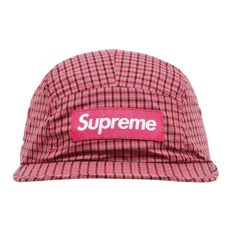 Supreme X Cordura Plaid Camp Cap