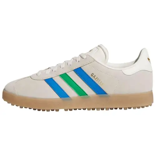 Gazelle Adidas Originals Spikeless Golf 'Chalk White Green Blue Bird'