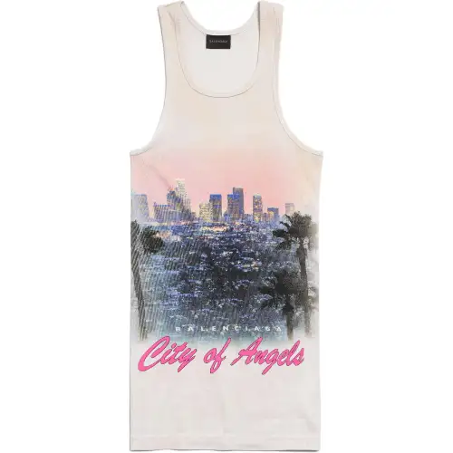 Balenciaga City Of Angels ribbed tank top
