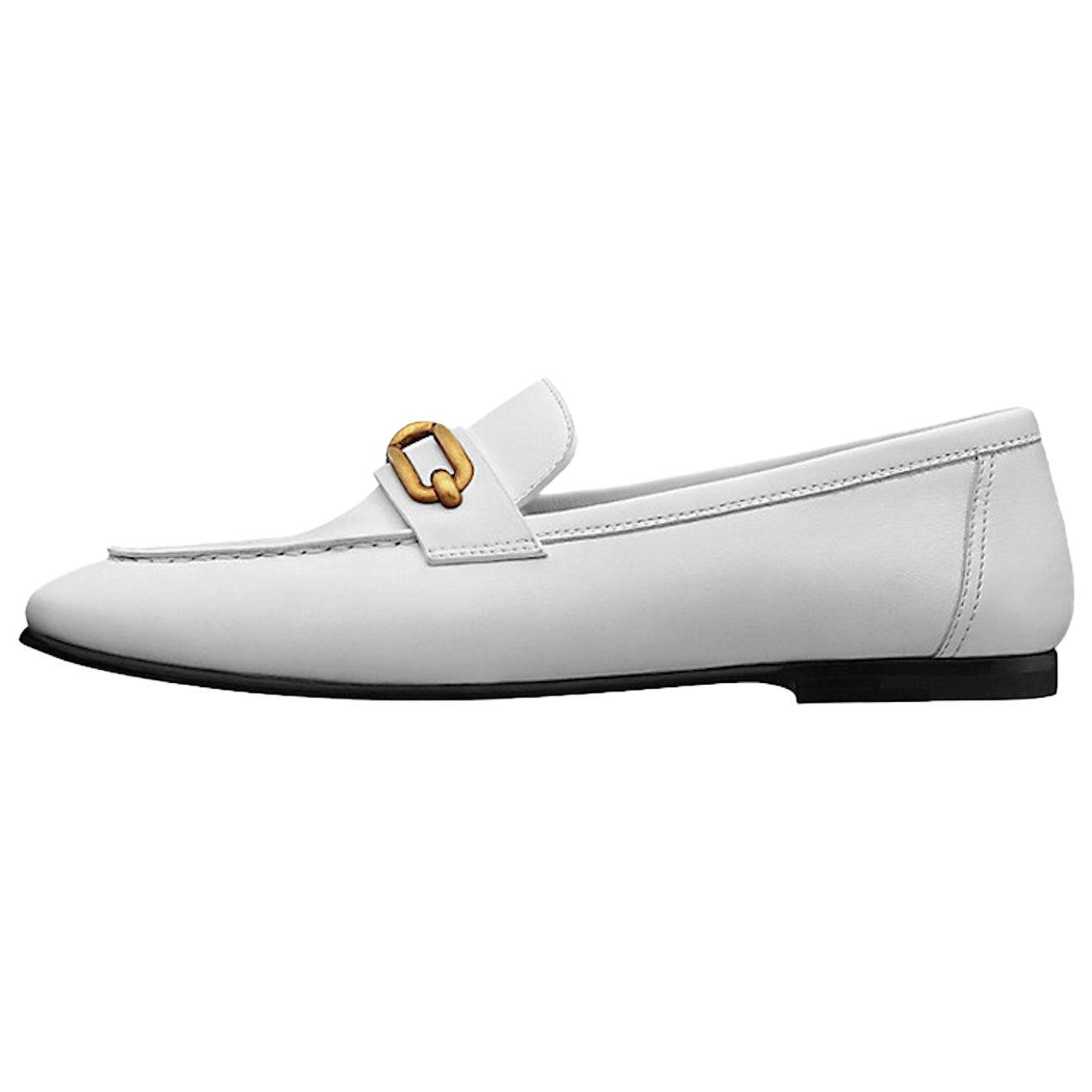 HERMES Гермес Колетт просто и удобен женский для отдыха туфли женский белый