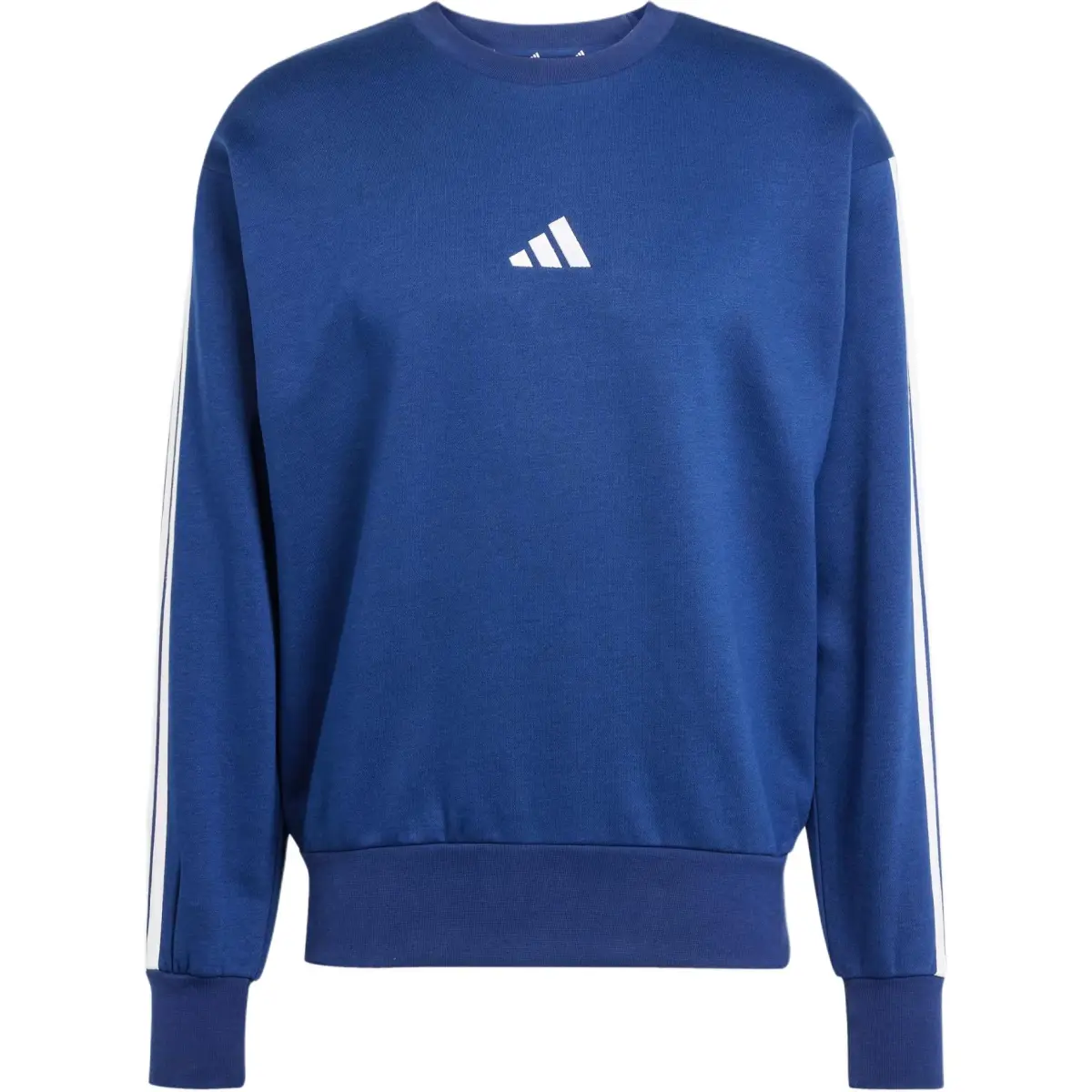 Adidas Free Shipping With AdiClub Essentials 3 Stripes Fleece Sweatshirt