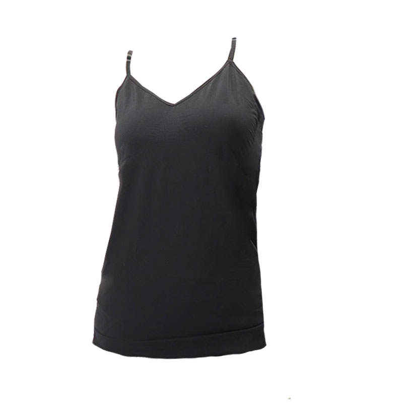 Женская футболка Nike V-neck (черная)