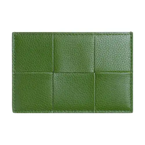 Bottega Veneta Calfskin Card Holder Women's Avocado Green