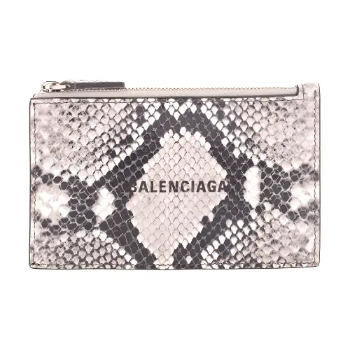 Balenciaga Calfskin Card Holder, Wallet Women's Black