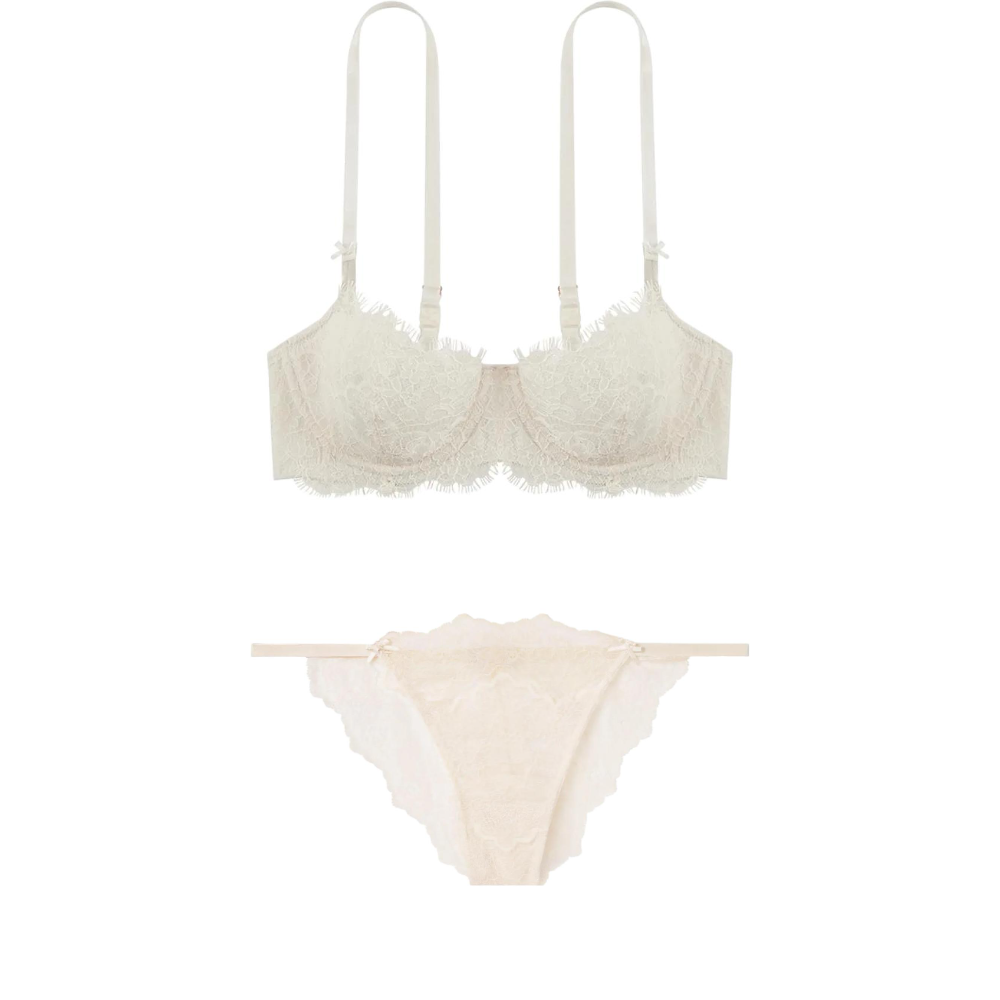 Женский комплект белья Victoria's Secret (розовый)