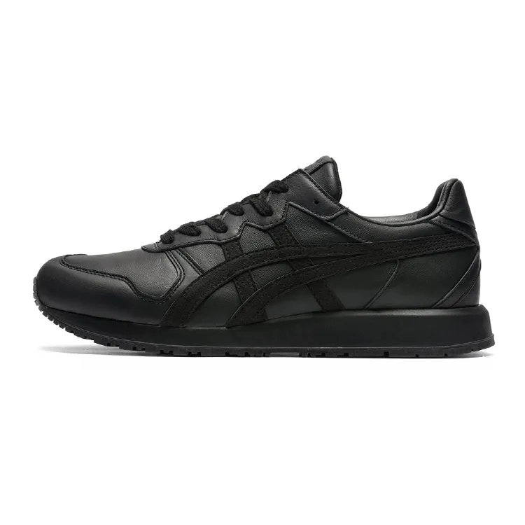 Onitsuka Tiger ALLIANCE A40 Synthetic Leather, Cow Leather Versatile Low top Casual Shoes Unisex Black