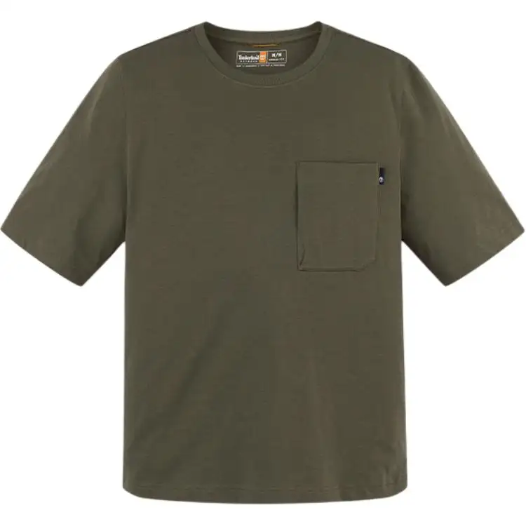 Timberland SS25 T Shirt Men's Army Green