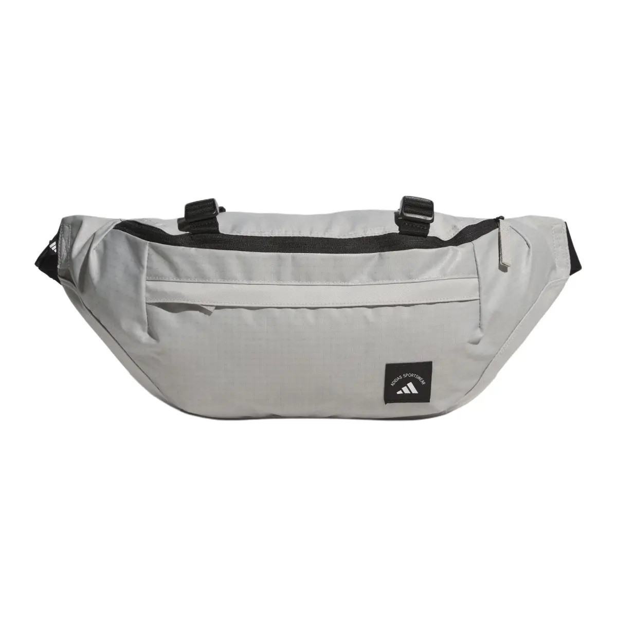 Adidas Recycled Polyester Fanny Pack Unisex Metallic Gray