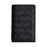 Bottega Veneta Calfskin Passport Holder Men's Black