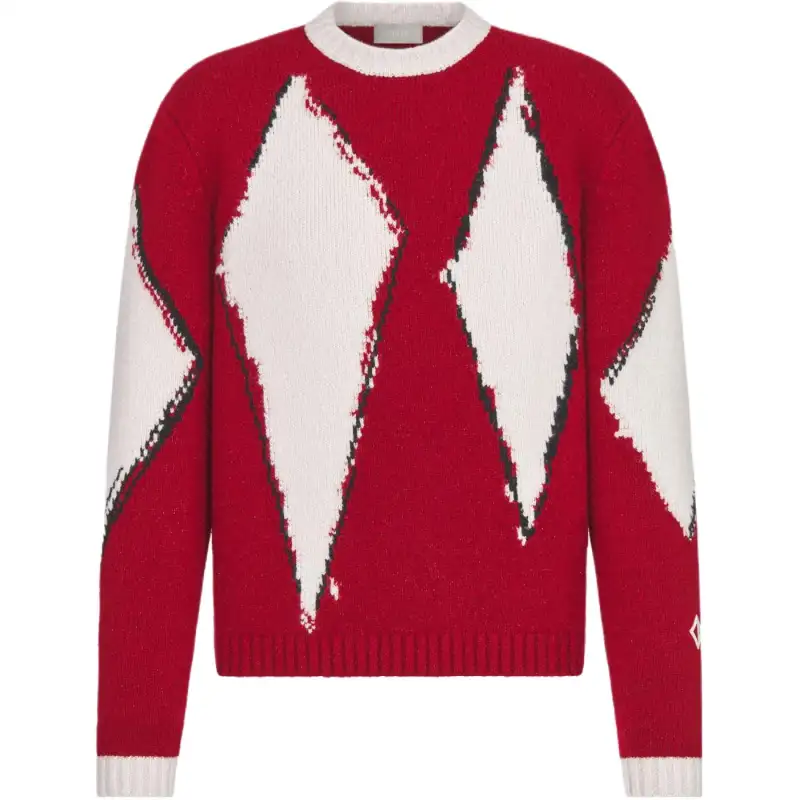 DIOR x PETER DOIG SS24 Knitwear Men's Red