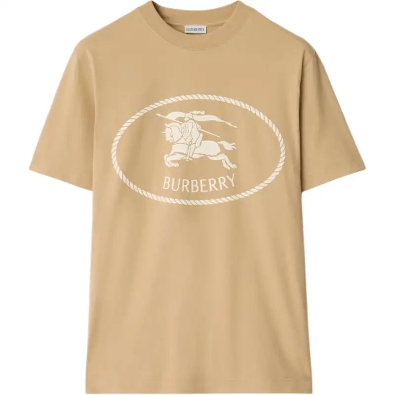 Burberry Knight Stamp Crewneck T-Shirt
