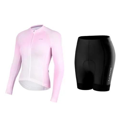 Li Ning Cycling Suits Women's Crew Neck Thin