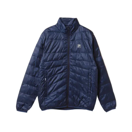 FILA Golf Collection Jackets Men's Marine Blue Stand Collar Moderate Other