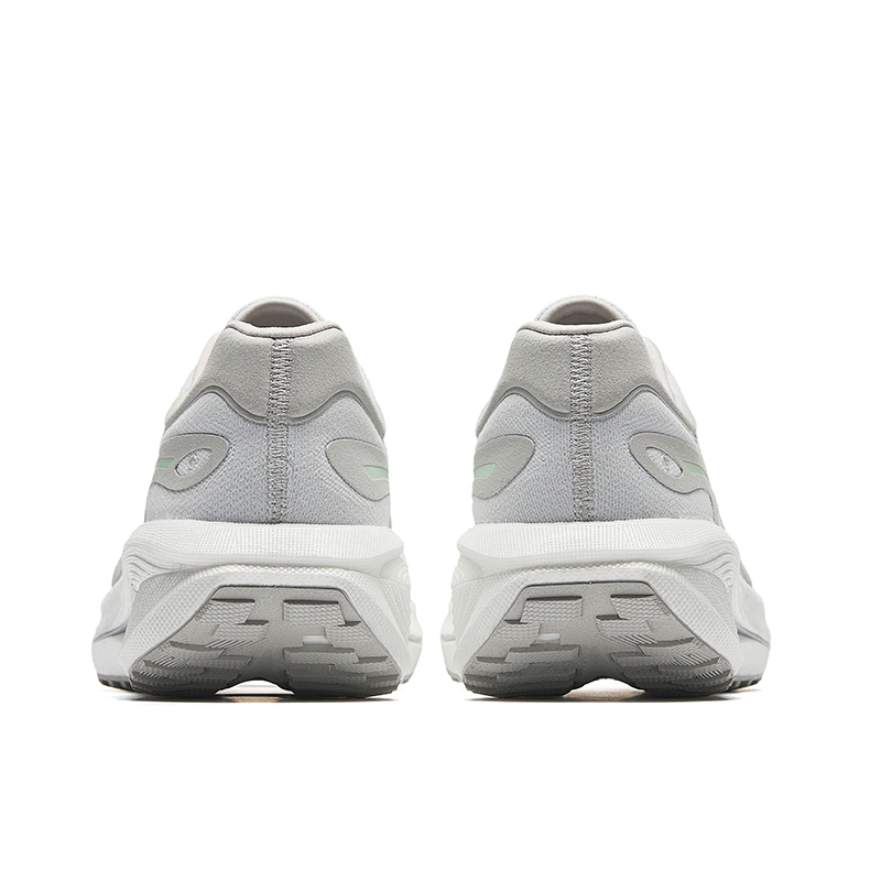 ANTA Champion Honor 2 Running Shoes Men’s Low Top Grass White Gray, Cumulus Gray