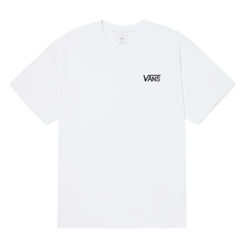 Vans T Shirts Unisex White Crew Neck Moderate