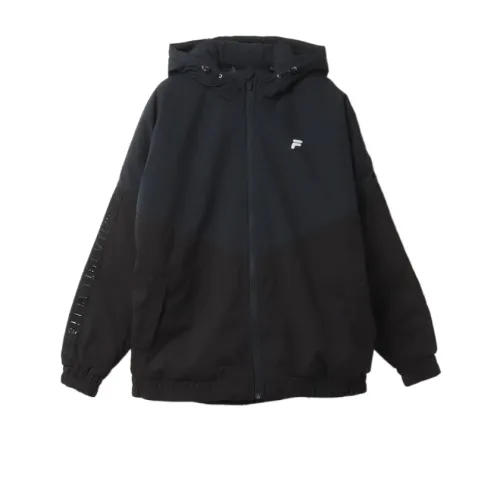 FILA Jackets Women's Black Hooded Moderate Other