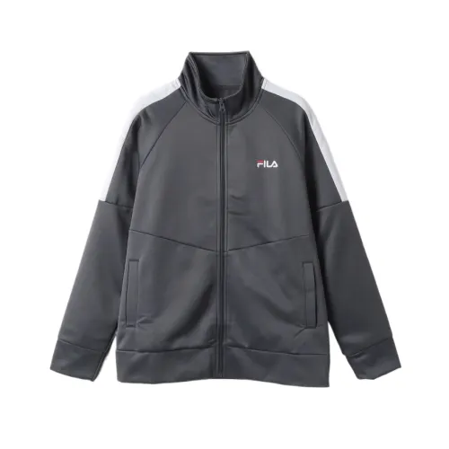 FILA Jackets Women's Gray Stand Collar Moderate Other