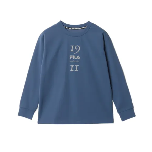 FILA Regular Sleeve T Shirt Women's Blue