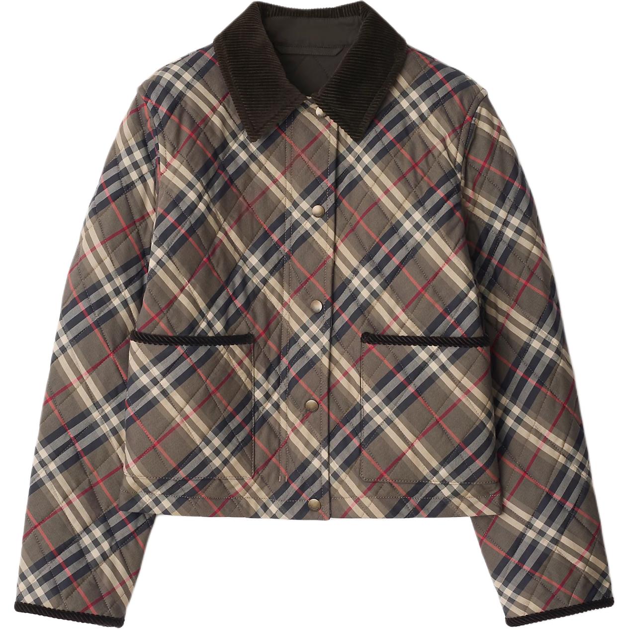 Женская куртка Burberry SS25 (угольно-серая)