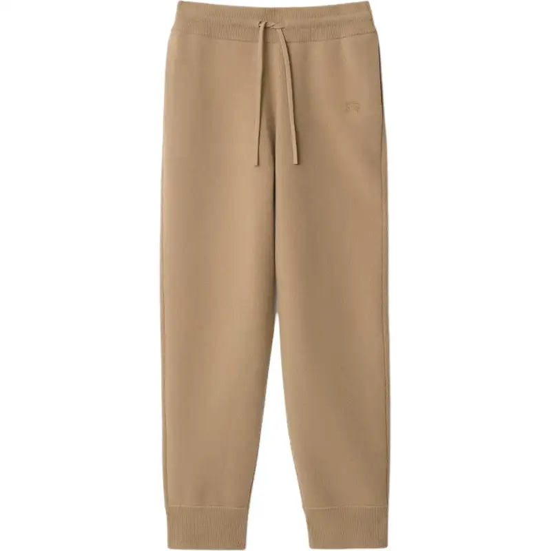 Burberry SS25 Knitted Sweatpants Women's Brown