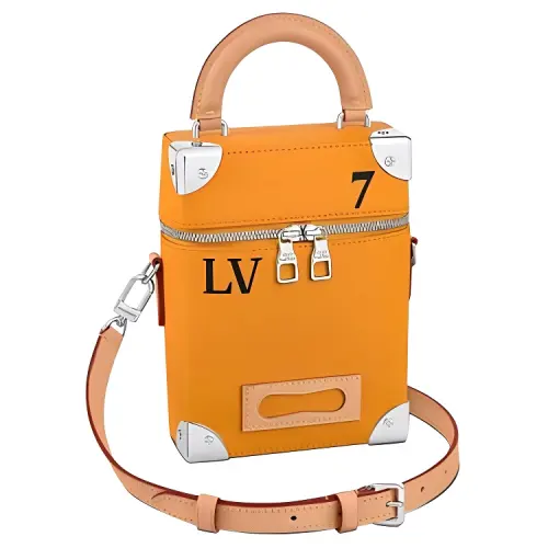 LOUIS VUITTON Vertical Box Trunk Saffron Yellow