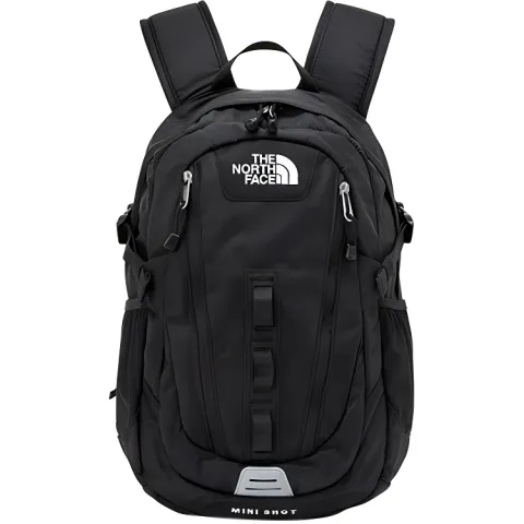THE NORTH FACE 18L Backpack Outdoor Bag Recycled Nylon Black Unisex