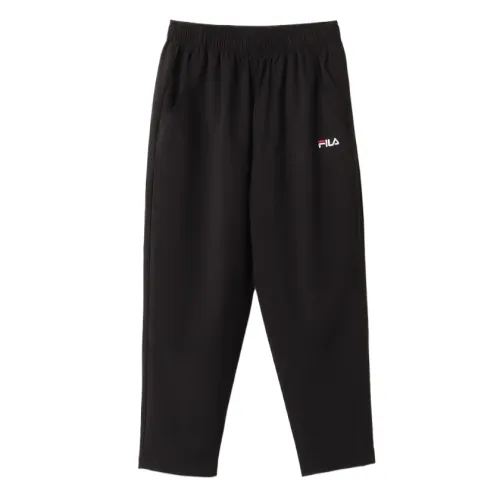 FILA Casual Pants Women's Black Moderate Straight Fit Pants