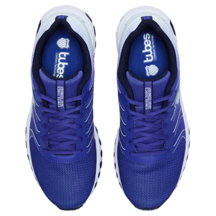 K·SWISS Textile, Synthetic Leather Low top Running Shoes Men’s Blue White