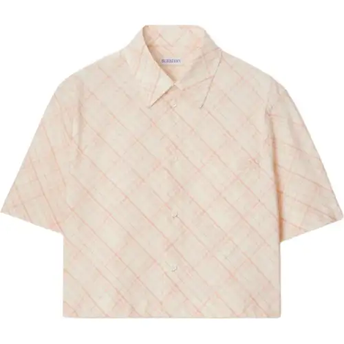 Burberry check cotton shirt