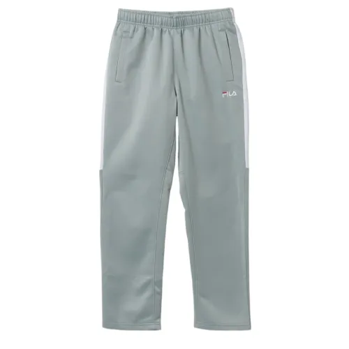 FILA Casual Pants Women's Gray Green Moderate Straight Fit Pants