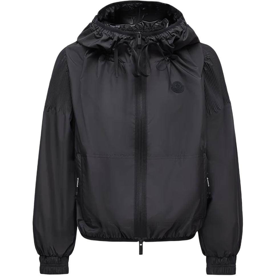 Женская куртка Moncler Auxonne Hooded Windbreaker (черная)