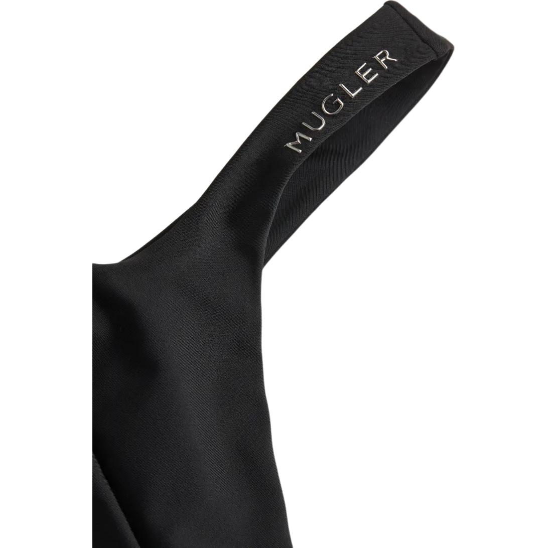 Mugler H&M Halterneck Cut Out Swimsuit Black