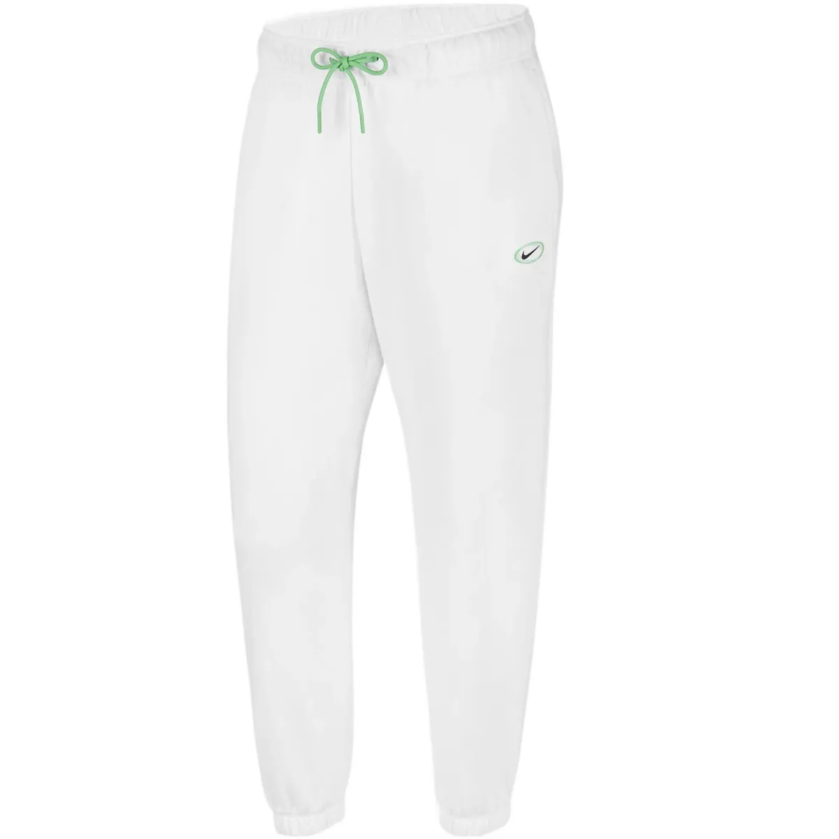 Nike Knitted Sweatpants Women's White Moderate Cuffed Pants