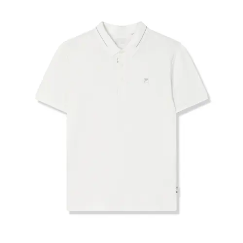 FILA WHITE Polo Shirts Men's Standard White Moderate