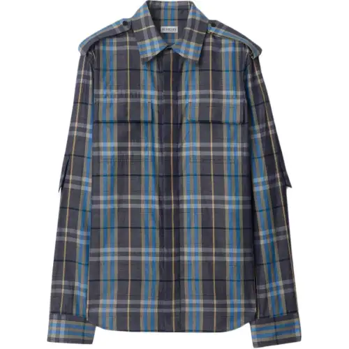 Burberry checked cotton shirt