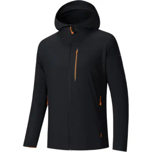 ANTA Jackets Men's Black Hooded Thin Other