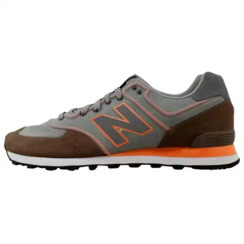 New Balance NB 574 Abrasion Resistant Low top Running Shoes Unisex Gray Brown