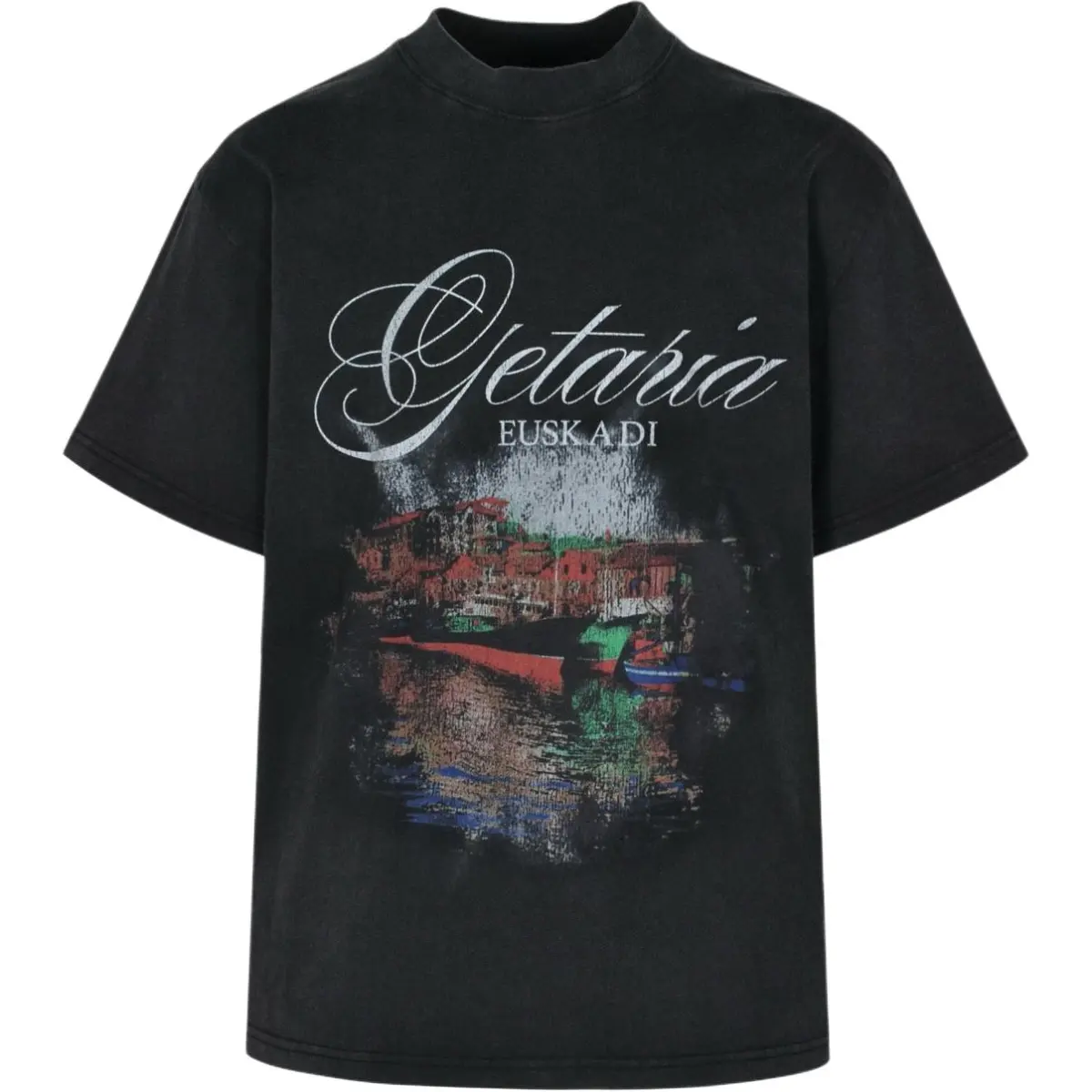 Balenciaga Getaria Graphic Printed Oversized T Shirt