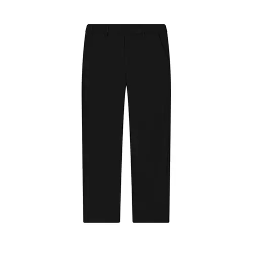 FILA Knitted Sweatpants Men's Jet Black BK Moderate Straight Fit Pants