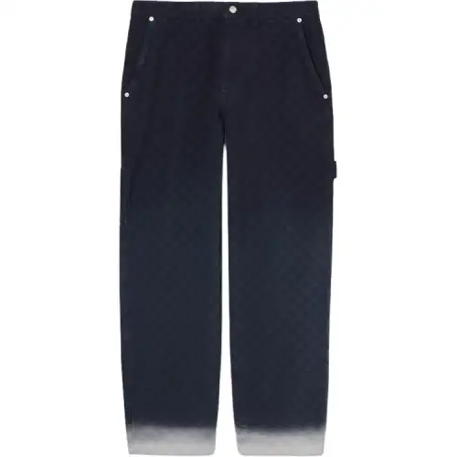 GUCCI Monogrammed Straight Leg Trousers