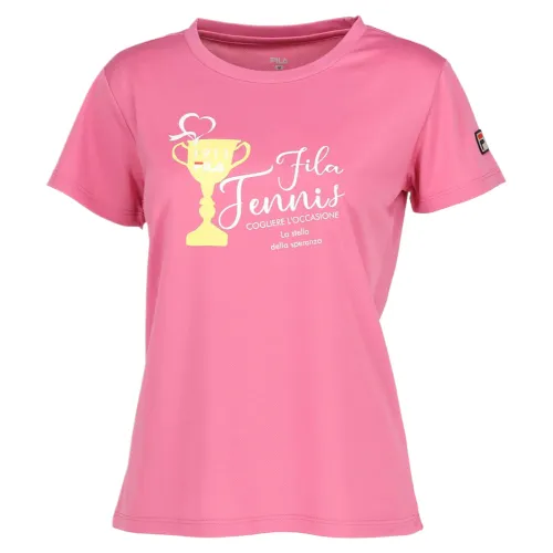 FILA Regular T Shirt Women's Pink