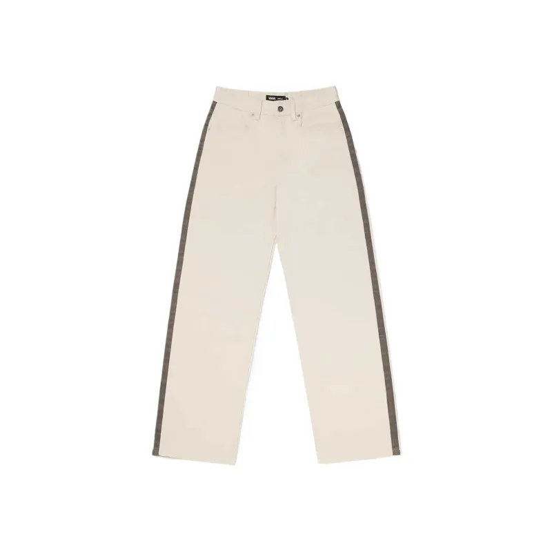 Vans Jeans Women's Beige Moderate Straight Fit Pants