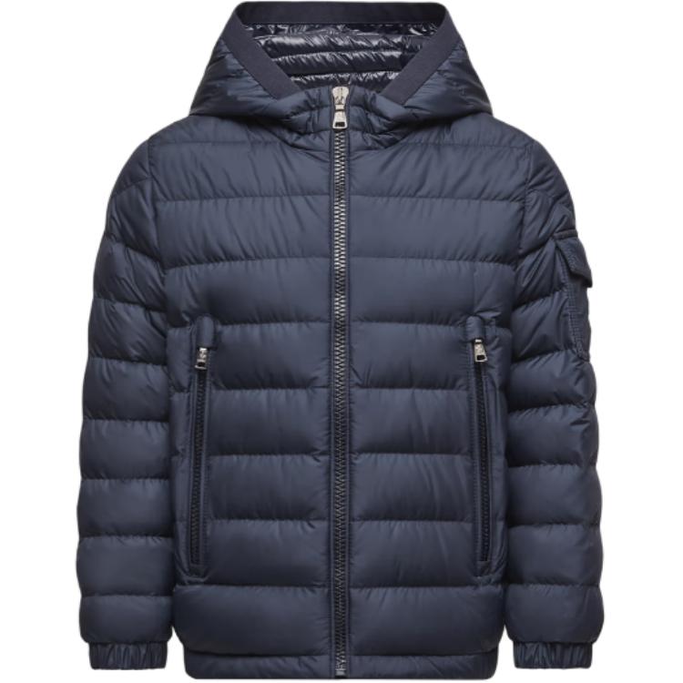 Куртка Moncler Galion Hooded Down Jacket (синяя)